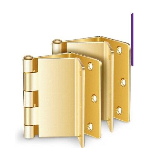 MARS WELLNESS Handicap Brass Expandable Door Hinges X2 Heavy Duty