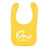 Flox Creative Yellow Bib Personalised Age and Name