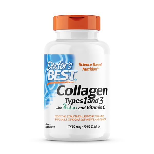 Doctors Best Type I and III Collagen Supplement 540 Count Nutritional Support