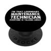 I'm That Legendary Maintenance Technician. Maintenance Tech PopSockets mit austauschbarem PopGrip