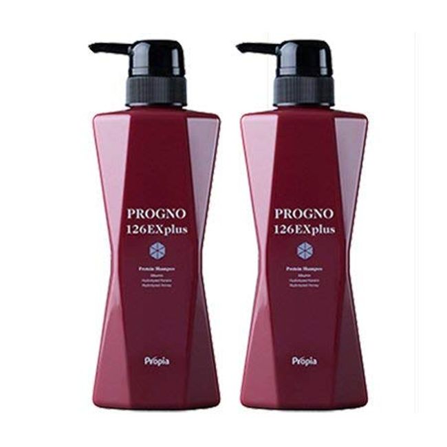 Propia Progno 126EX Plus Shampoo, 13.5 fl oz (400 ml), Value Pack, Set of 2