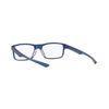 Oakley Men's Ox8081 Plank 2.0 Rectangular Prescription Eyewear Frames, Matte Translucent Blue/Demo Lens, 53 mm