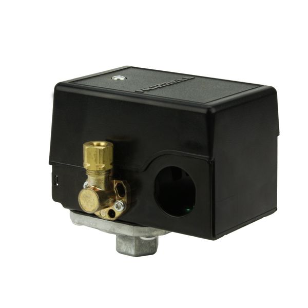 Pressure switch for air compressor made by Furnas / Hubbell 69JF7LY 95-125 single port w/ unloader & on/off lever