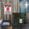 Premises Monitored By 24 Hour Video Surveillance Warning Security Sign MS09 cctv