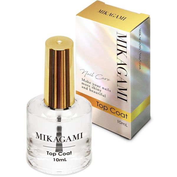 MIKAGAMI Top Coat Nail Polish Quick Drying 10mL Made in Japan