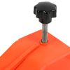 2PCS Tractor Bucket Ski Edge Tamer Skid Protector Snow Leaf Removal Orange