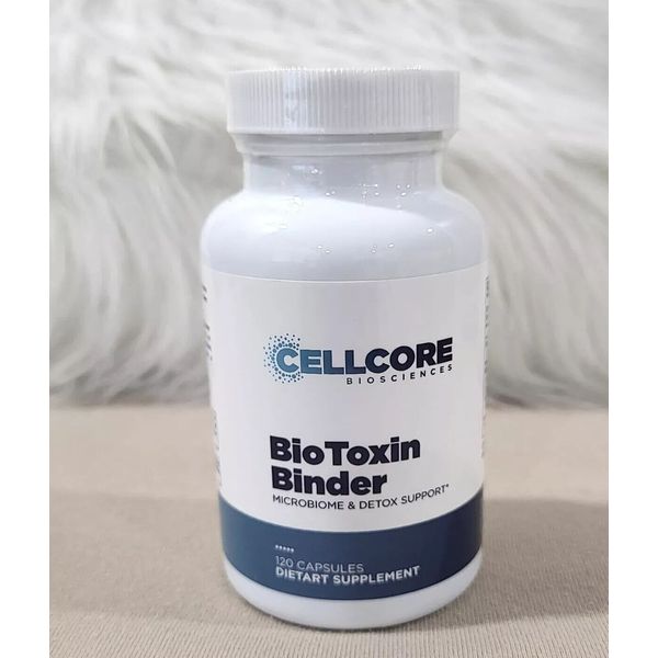 CellCore BioToxin Binder, Microbiome & Detox Support, 120 Capsules Exp 11/26