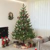 7ft Artificial Sparse Christmas Tree with Steel Stand
