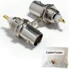 5x BNC Female Socket Solder Connector - CCTV Camera Chassis Panel Mount Coaxial - Loops