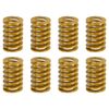 sourcing map 8pcs 3D Printer Heating Bed Spring, 20mm OD 30mm Length Light Load Compression Mould Die Spring 3D Printer Compression Spring for 3D Printer Electric Part, Yellow