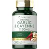 Odorless Garlic Cayenne 1150 Mg Cholesterol Triglycerides Support, 200 Softgels
