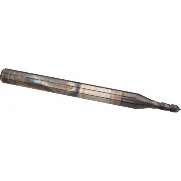Melin Tool 1/16" Diam, 3/16" LOC, 4 Flute, 90� Point Angle, Solid Carbide Dri...