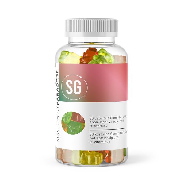 SG Gummies for Women & Men - 1 Month Supply - Apple Cider Vinegar 500mg - Organic Beet Root - Organic Pomegranate