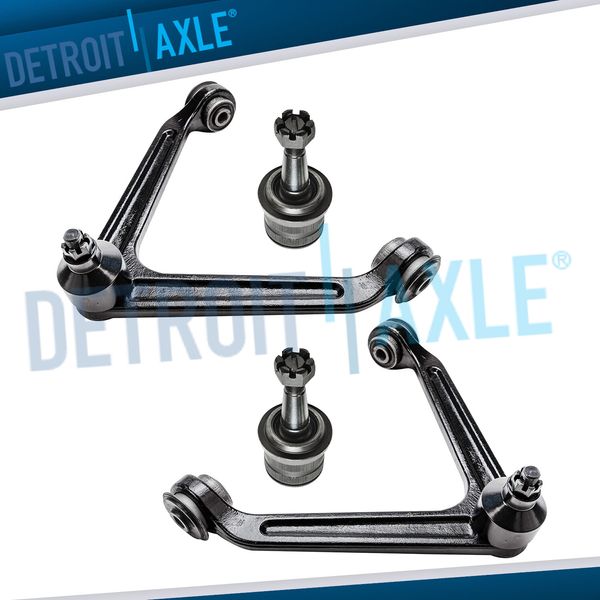 Front Upper Control Arms Lower Ball Joints for 2004-2009 Chrysler Aspen Durango