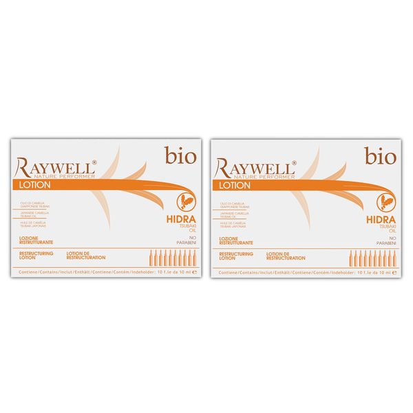 2er Rectructuring Aufbau Lotion Bio Hidra Raywell Restrukturierende Lotion 10 x 10 ml