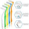 20 Pieces Interdental Brushes Braces Toothbrush Betweens Angle Alternative Brushes Flossing Head Oral Dental Tooth Brush Interdental Cleaners for Tooth Cleaning (Mixed Sizes, Mixed Colors)