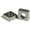 Square Nut 18-8 Stainless Steel - #6/32 (Non-Chamfer) Qty-100