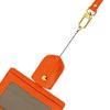 Color Chart ID Card Holder with Dedicated Reel Strap (73 Lantern cherry)