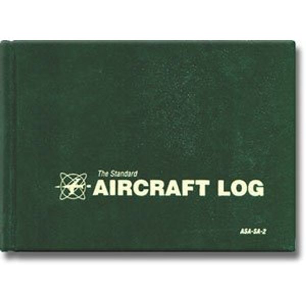 ASA Aircraft Log - Green Hard Cover