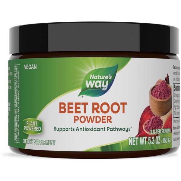 Nature's Way Beet Root Powder, Supports Antioxidant Pathways*, 5 Oz