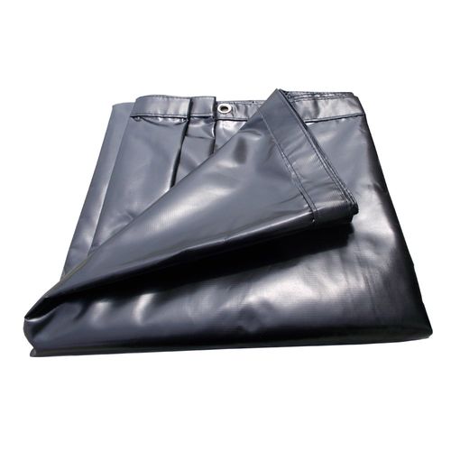 XTARPS - 8 x 14 - Waterproof, Heavy Duty Vinyl Tarp, 16 Mil Gauge, Great for Truck and Equipment Covers, Roof, Construction, Kennel, Hay and Camping Use