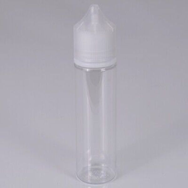 Chubby Gorilla 60ML V3 Unicorn Bottle Clear w/ Natural Cap (25 Pack)