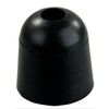 JR Products 11745 Black 1inch Rubber Bumper (Quantity 12)