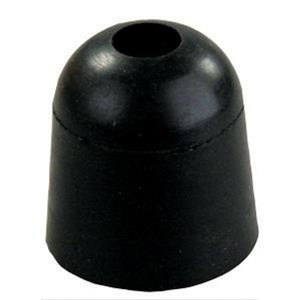 JR Products 11745 Black 1inch Rubber Bumper (Quantity 12)