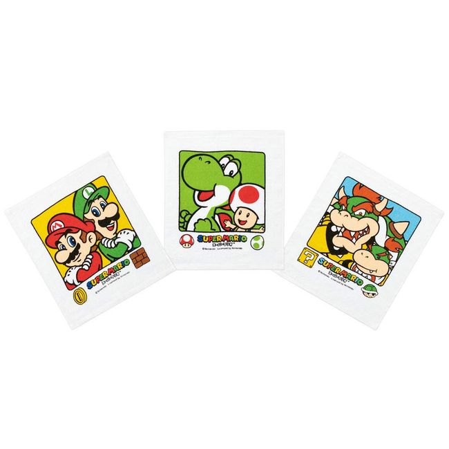 Skater OAC1T Hot Towel, 3-Pack, Mario, 20