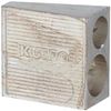 Kum 2-hole Pencil Sharpener Magnesium Alloy Wedge Profile