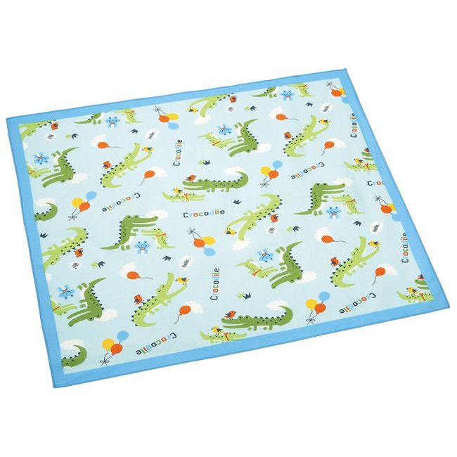 Skater KB4 Crocodile Lunch Cloth, Made in Japan, 16.9 x 16.9 inches (43 x 43 cm)