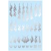 Haikyu Parts Fire Tribal Decal Solid Silver 1 Piece Decal for Plastic Model FTSL-SIL