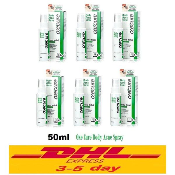 6 x Oxe Cure Body Acne Lotion Spray Reduce Pimple Back Neck Chest 50ml Treatment
