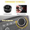 Air Conditioner Climate Heater Control Knobs for 09-13 Buick Enclave Rear Volume