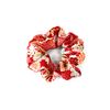 COCOLUCK Japanese Pattern Crepe Scrunchie Hair Elastic Stylish Hair Accessories Hair Ornament Hair Elastic Made in Japan Small Chrysanthemum Series (Small Chrysanthemum Red)