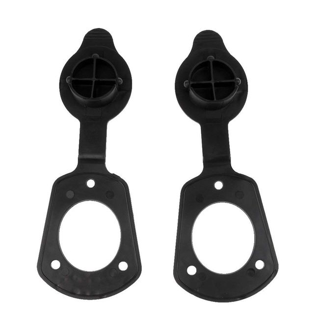 2 Pieces Fishing Rod Holder Cap and Gasket Kit fit for Flush Mount Rod Holder Kayak Boat Fishing Accessory