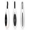 LINXINS Heated Eyelash Curler, Portable Heated Lash Curler 24H Long Lasting Intelligent Power Off Electric Heated Eyelash Curler, Rechargeable Quick Heating Eyelash Curlers with Eyelash Comb, White