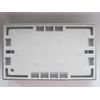 Varilight Polished Chrome Decorative Twin Socket Back Pattress Box Surface