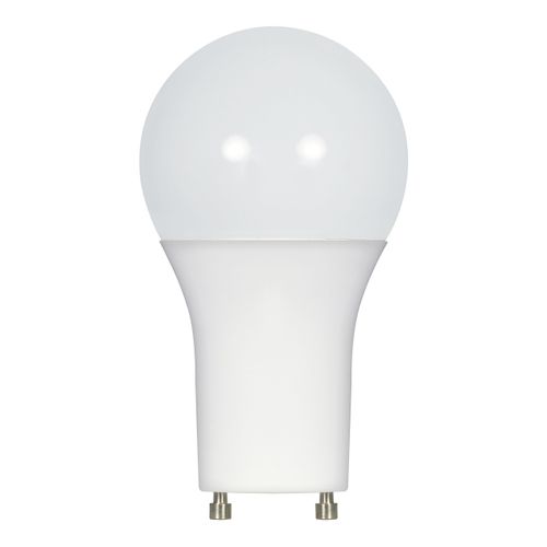 Satco S9841 Series 9.5 watt A19 LED 3500K GU24 Base 220' Beam Spread 120 Volts, Unknown
