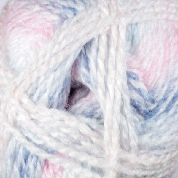 James Brett Baby Marble DK Knitting Yarn Soft Double Knit Wool 100g Ball (Blues & Pink - BM35)