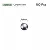 sourcing map 9mm Precision Balls Carbon Steel Solid Bearings Ball 100pcs
