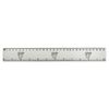'Three Mushrooms' 30cm (12 Inch) White Plastic Ruler (RL00092852)