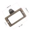 uxcell Pull Handle Metal Bronze Tone File Tag Frame Pull Handle Label Holder Pull Handle Office File Library 59x31mm 2pcs