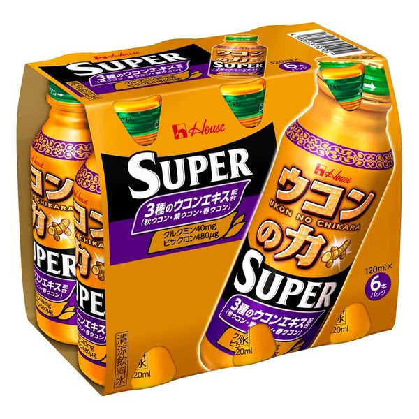ウコンの力 スーパー 120ml×6本