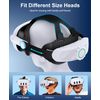 HASACOOL Head Strap Compatible with Meta Quest 3S/Quest 3/Quest 2,Adjustable Elite Strap Replacement VR Headset Accessories Head Strap Enhanced Support & Comfort & Reduce Pressure