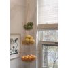 Fox Run 3-Tier Copper Kitchen Hanging Fruit Baskets, 32 Inches