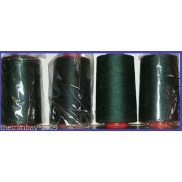 Bottle Green 103 Overlocking Sewing Machine Polyester Thread Four 5000 Yards Cone