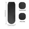 Kalolary 50 PCS Foot Files Reusable Stainless Steel Foot File Callus Remover Professional Abrasive Feet Rasp Foot Refill Pads Pedicure Sandpapers Replacement