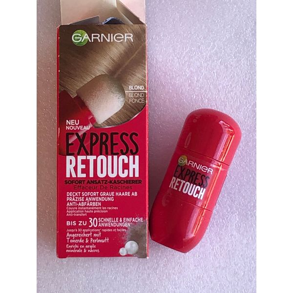 2x Garnier Express Retouch Root Concealer for Blonde Hair, 10 ml