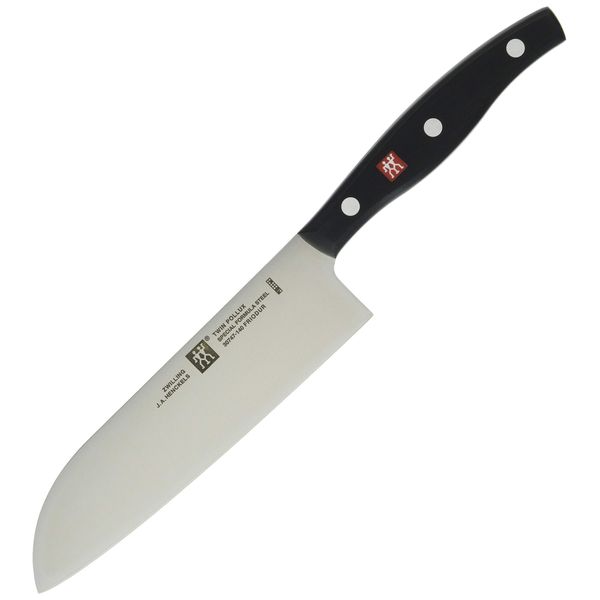 Zwilling 30747-140 Twin Pollux Small Santoku Knife 5.5 inches (140 mm), Made in Japan, Small Knife, Stainless Steel, Dishwasher Safe, Made in Seki, Gifu Prefecture